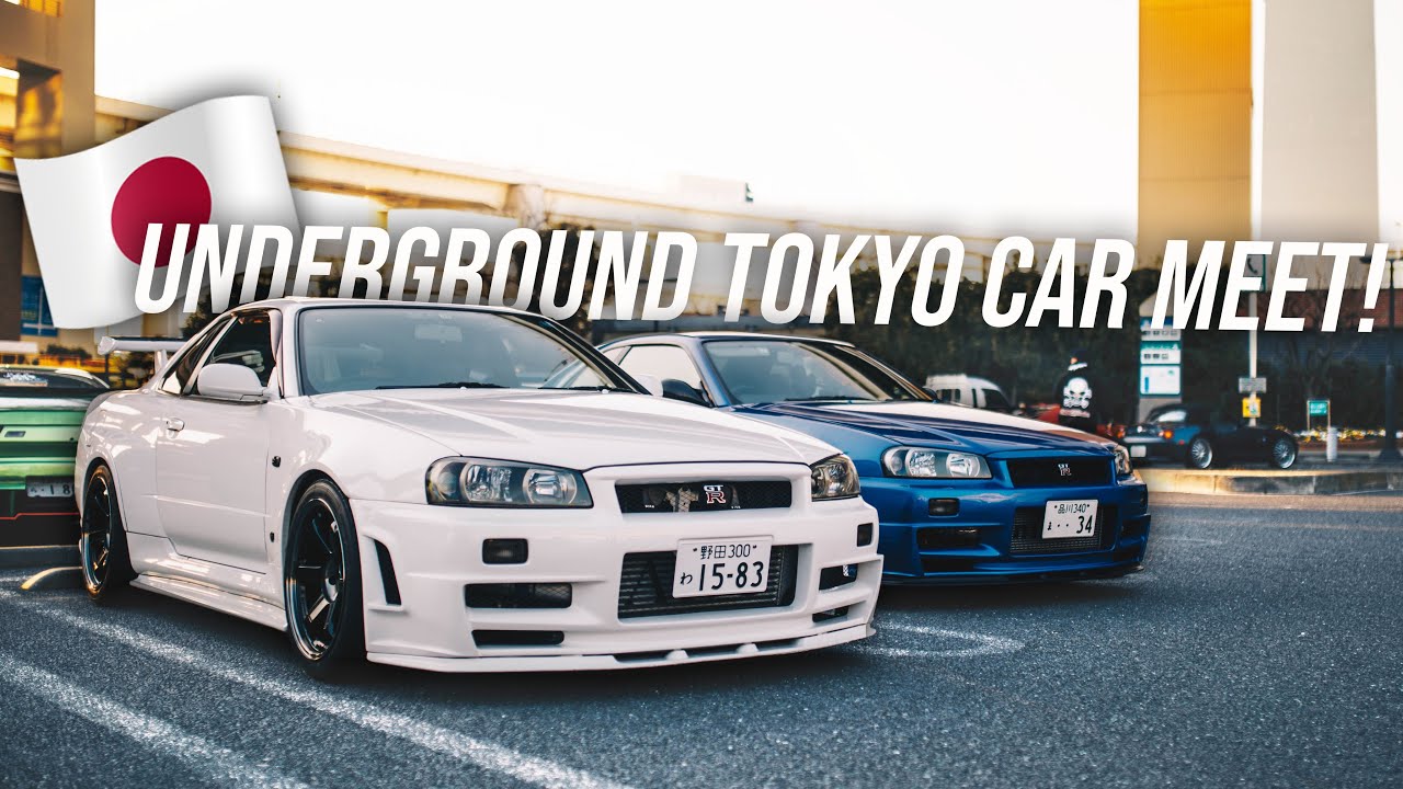 Taking My R34 Gtr To Secret Underground Tokyo Car Meet Tokyo Drift Car Meet Youtube