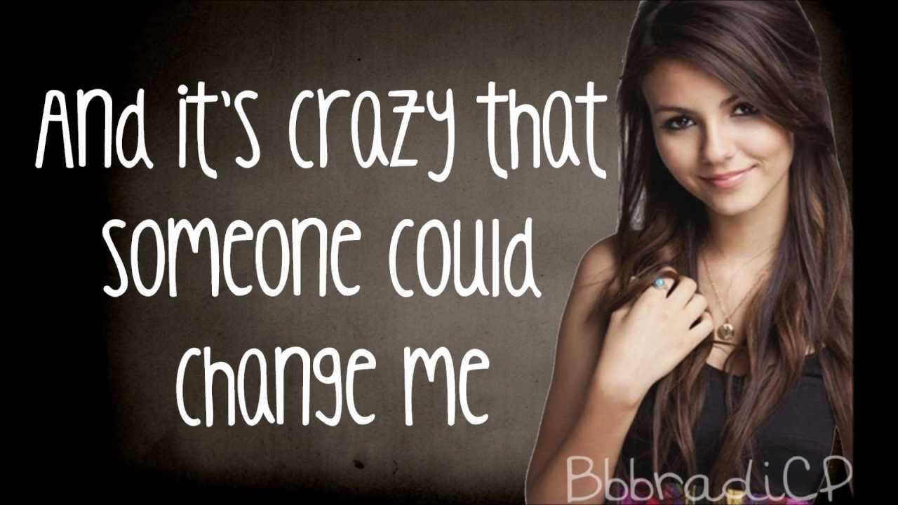 Victoria Justice- You're The Reason (Lyrics) (Acoustic) - YouTube.