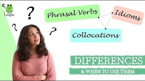 Collocations, Phrasal Verbs & Idioms | Differences and when to use them | English Vocabulary