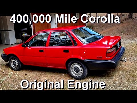 1990 Corolla, 400,000 miles, Original Engine and Transaxle