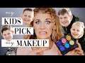 My Kids Pick My Makeup | Oh boy...
