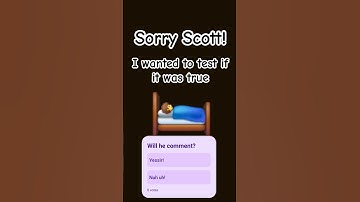 Will Scott Comment?  #scottfrenzel #shortsvideo #fyp