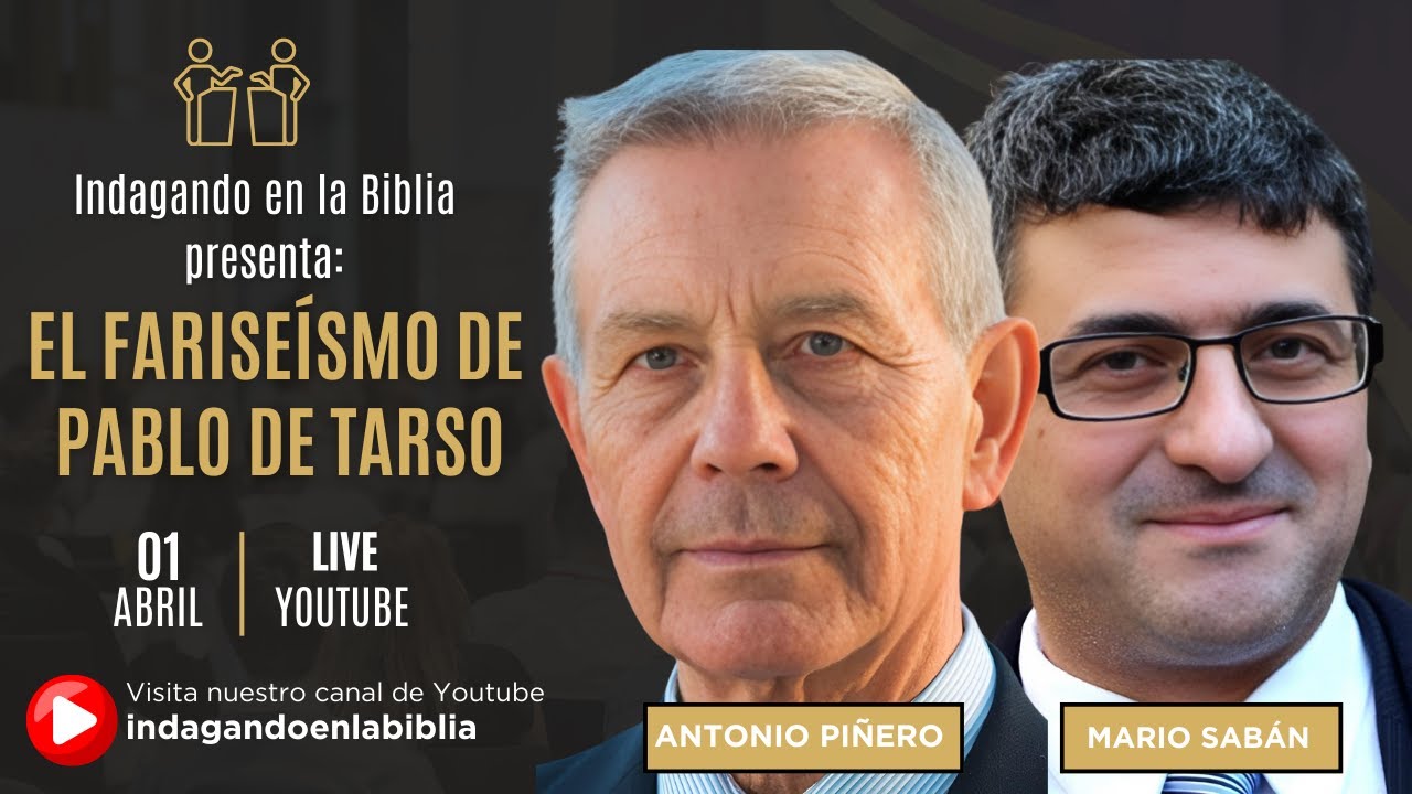 El Fariseísmo de Pablo de Tarso - Antonio Piñero y Mario Sabán👨‍⚖️