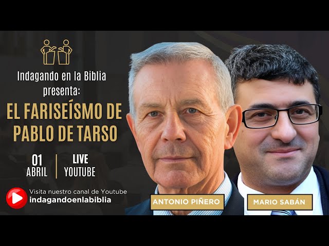 El Fariseísmo de Pablo de Tarso - Antonio Piñero y Mario Sabán👨‍⚖️ class=