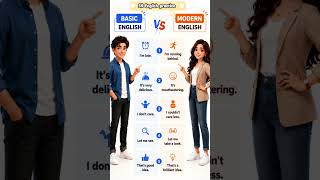 Basic English vs Modern Spoken English | Speak English Like Native Speakers | SN English Practice