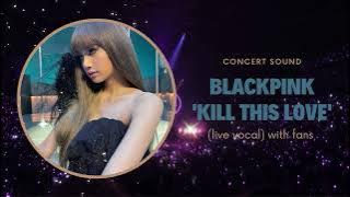 blackpink ‘kill this love’ concert sound (live vocal) with fans
