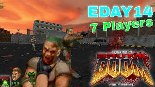👽 Brutal Doom v21 CooP FasT 7 Players Extermination Day EDAY14 Industrial District 1440p 2023 👽