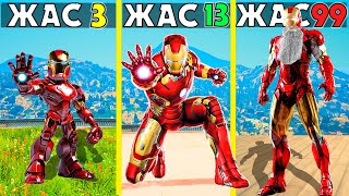 Surviving 99 YEARS As IRON MAN in GTA 5 (GTA 5 MODS)