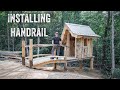 S2 EP14 | HOBBIT STYLE OUDOOR COMPOST TOILET | INSTALLING HANDRAIL AND MILLING SIDING FOR CABIN