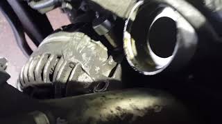 Tips on alternator removal t1n Sprinter. How to get the last bolt
