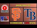 🔴 San Francisco Giants vs Tampa Bay Rays | MLB Baseball May 1, 2026 Live SCOREBOARD EN VIVO