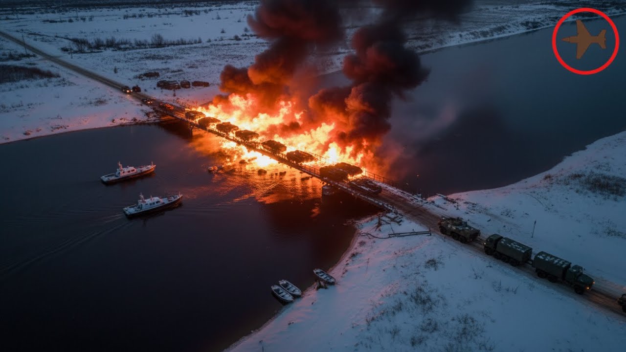 Russia's Secret Pontoon Plan Foiled: Ukraine Blew It Up for a New Year Surprise
