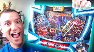 Its Here - Opening New Pokemon Cards Lucario Gx Box