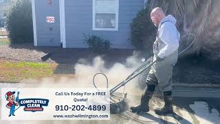 SIDEWALK CLEANING || Completely Clean Power Washing