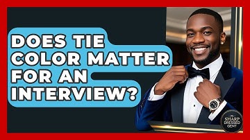 Does Tie Color Matter For An Interview? - The Sharp Dressed Gent