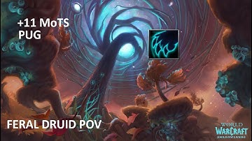 Feral Druid POV: +11 Mists Of Tirna Scithe | WoW: The War Within