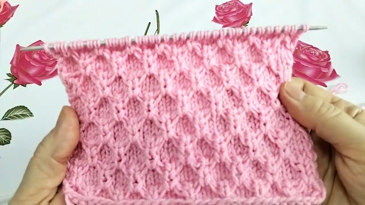 Тамаша өрнек үйренеміз. Тоқылуы өте оңай