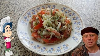 Вкусный витаминный салат из редьки и помидоров ешь и худей