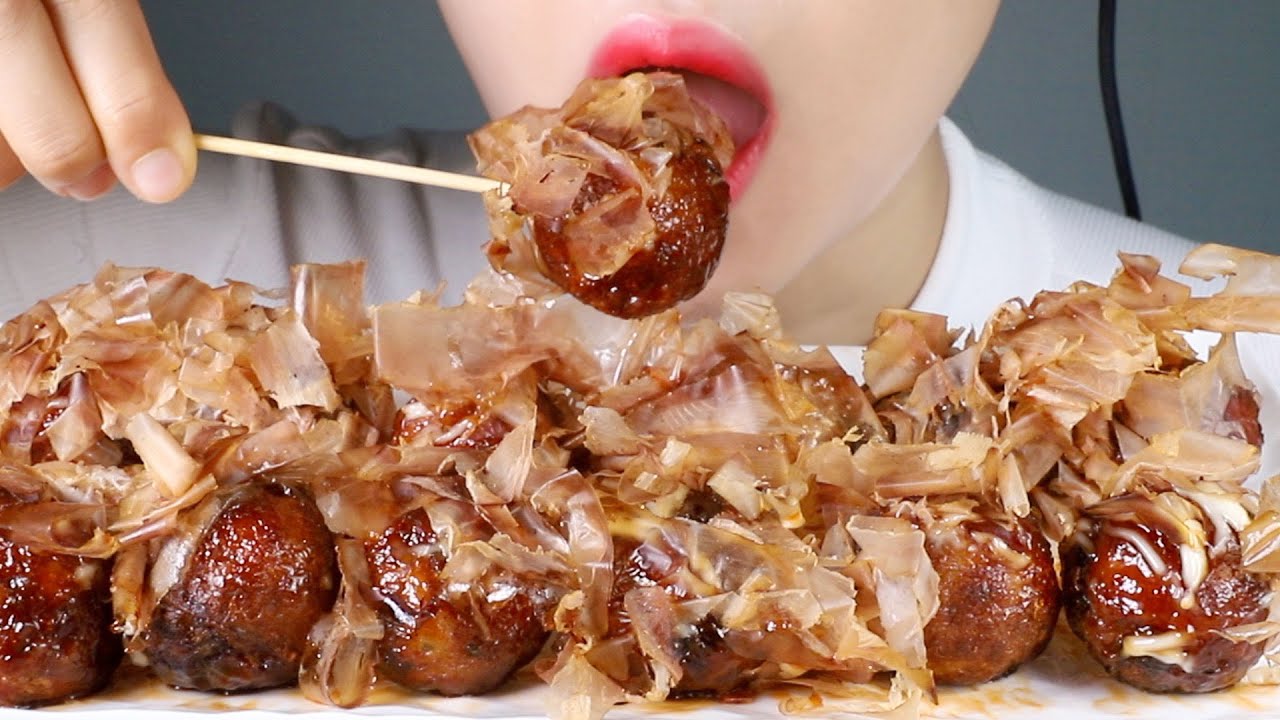 ASMR Takoyaki | Octopus Balls | Eating Sounds Mukbang