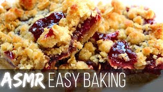 (Whisper) BEST Raspberry Oat Crumble Bar Recipe Ever screenshot 3