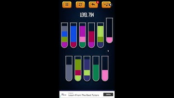 Water Sort Puzzle - Color Liquid Sorting Game Level 794 Solution