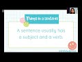 Grammar 01 - What is a sentence? Details in the video 📸