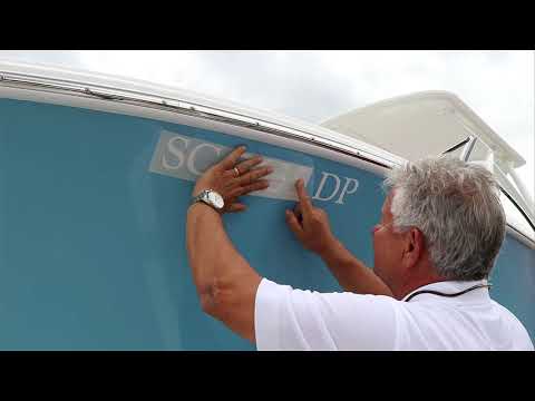 Video: Op de boot zijn registratienummers geplaatst?