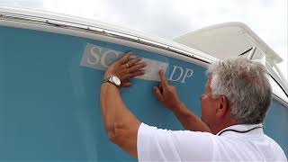 How To Install Registration Numbers On Your Boat for Our Customers || Longshore Boats