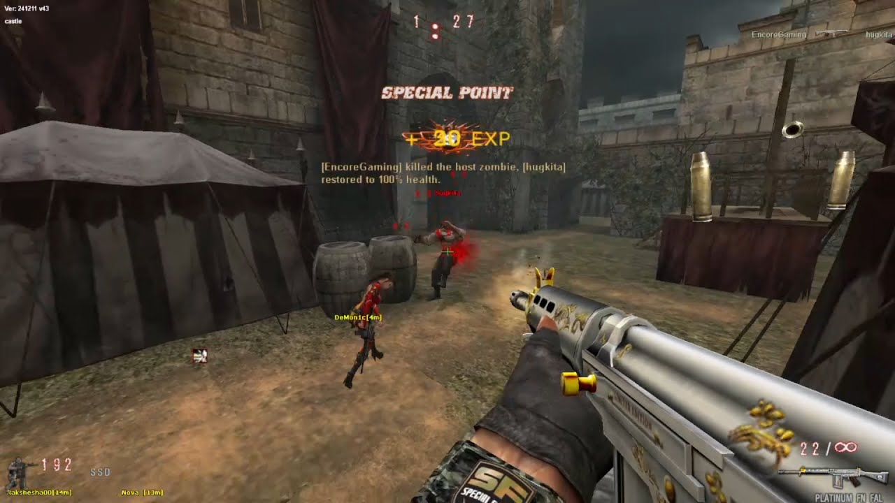 PLATINUM FN FAL Zombie Mode Gameplay | SF RUSH