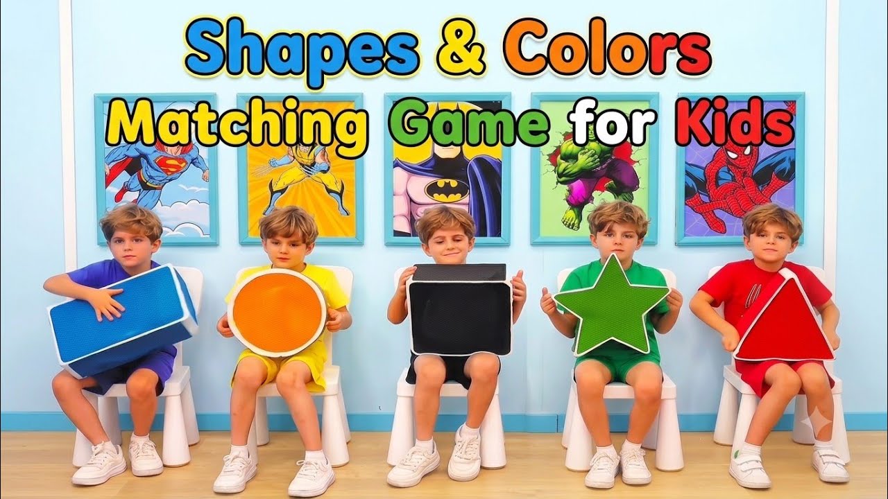 Shapes & Colors Matching Game for Kids | Kids Fun Kingdom 2.0 ...