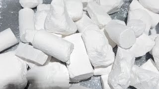 Assorted Mixed‑Shape Soft White Chalk ASMR | Super Crumbly Crispy Crushing Sounds screenshot 4