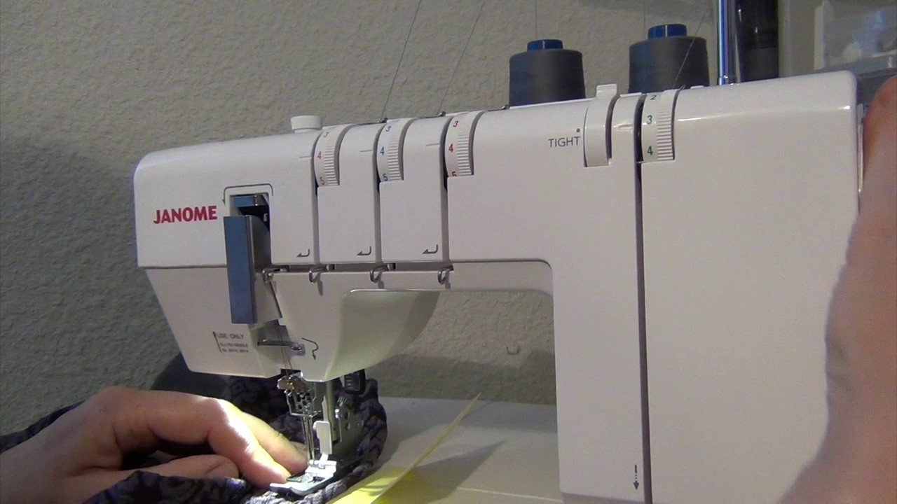 Recouvreuse Cover Pro CPX 2000 Janome YouTube
