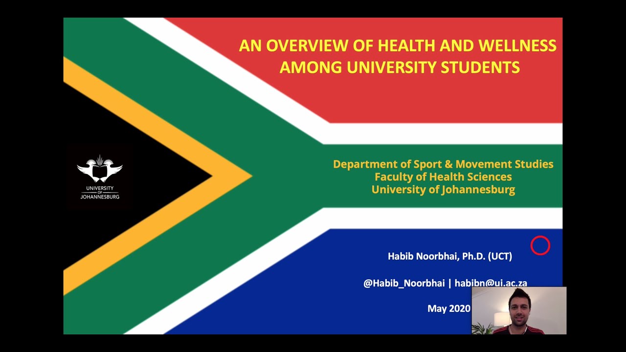 ⁣Dr. Habib Noorbhai presents an overview of health & wellness among the youth and university stud
