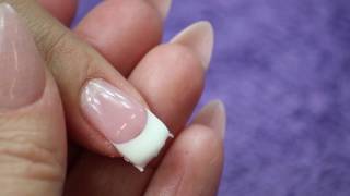 NSI Nails: Removable Gel French on a Form Tutorial