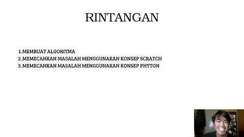 TUTORIAL SCRATCH DAN PYTHON