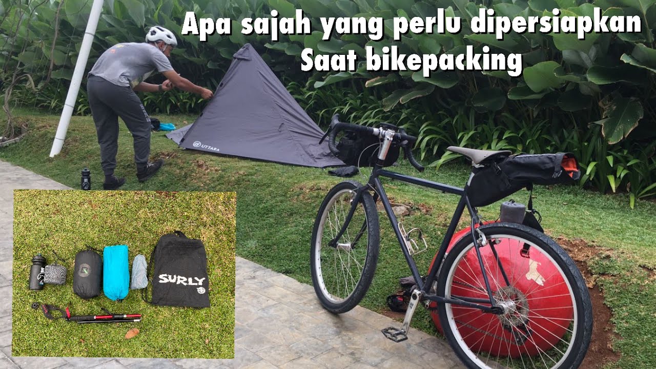 Review tenda untuk kegiatan bikepacking || Uttara tarp tend indonesia