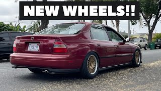 1994 Honda Accord gets NEW Wheels!