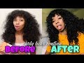 DEFINED CURLY HAIR ROUTINE (QUICK!!)