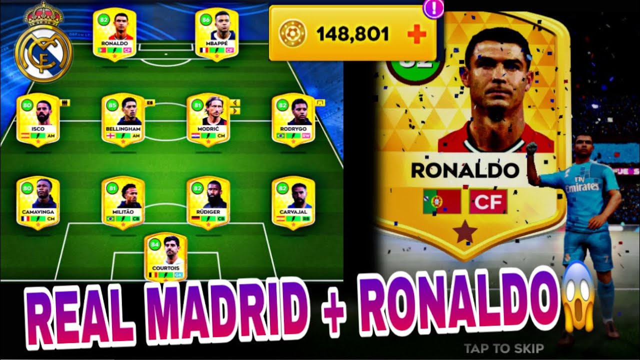 REAL MADRID TEAM + CRISTIANO RONALDO✅ DLS BUY REAL MADRID PLAYERS⚡️⚡️ MBAPPE. ARNOLD. CARVAHAL. ISCO