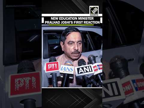 New Education Minister Pralhad Joshi’s first reaction after Dharmendra Pradhan’s resignation