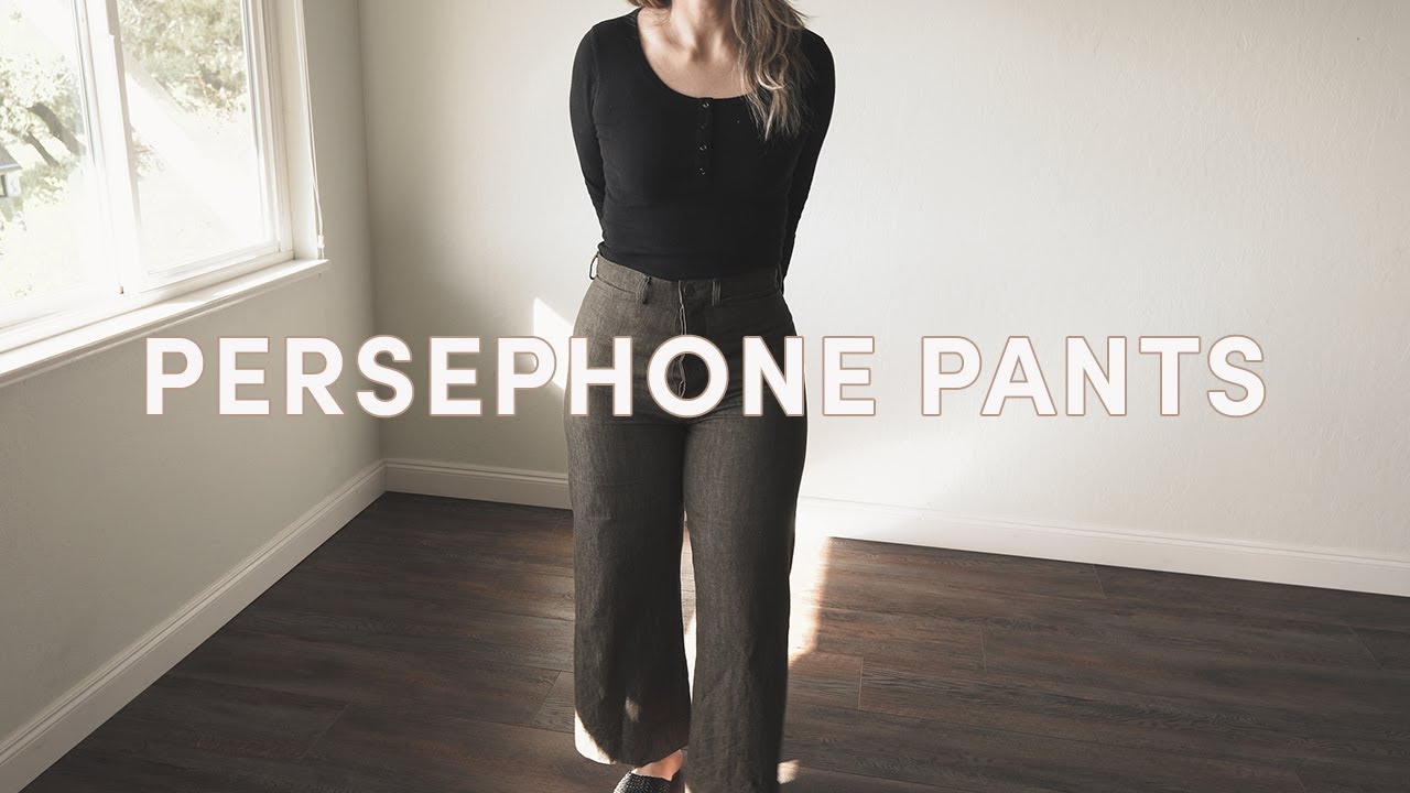 DIY High-Waisted Pants | Sewalong for Persephone Pants In Denim!