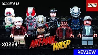 Lego Marvel Ant Man And The Wasp Xinh Bootleg X0224 Hank Pym Iath Hope Luis Review 4K