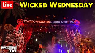 🔴Live: Wicked Wednesday at Halloween Horror Nights 35 - Universal Studios Live Stream - 10-14-26