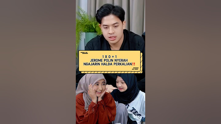 Jerome Polin nyerah ngajarin Halda perkalian #jeromepolin #halda #arafah #shorts
