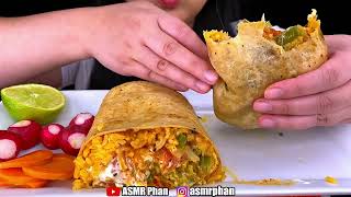 ASMR Phan - GIANT BURRITO *ONLY BITES*