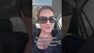 Private versus public or Catholic schools for children with autism and other special needs