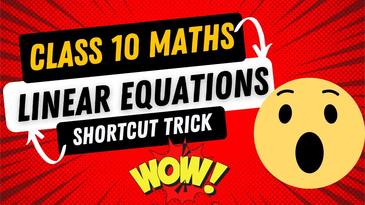 Linear Equations in two variables class 10 | Pair of linear equations ...