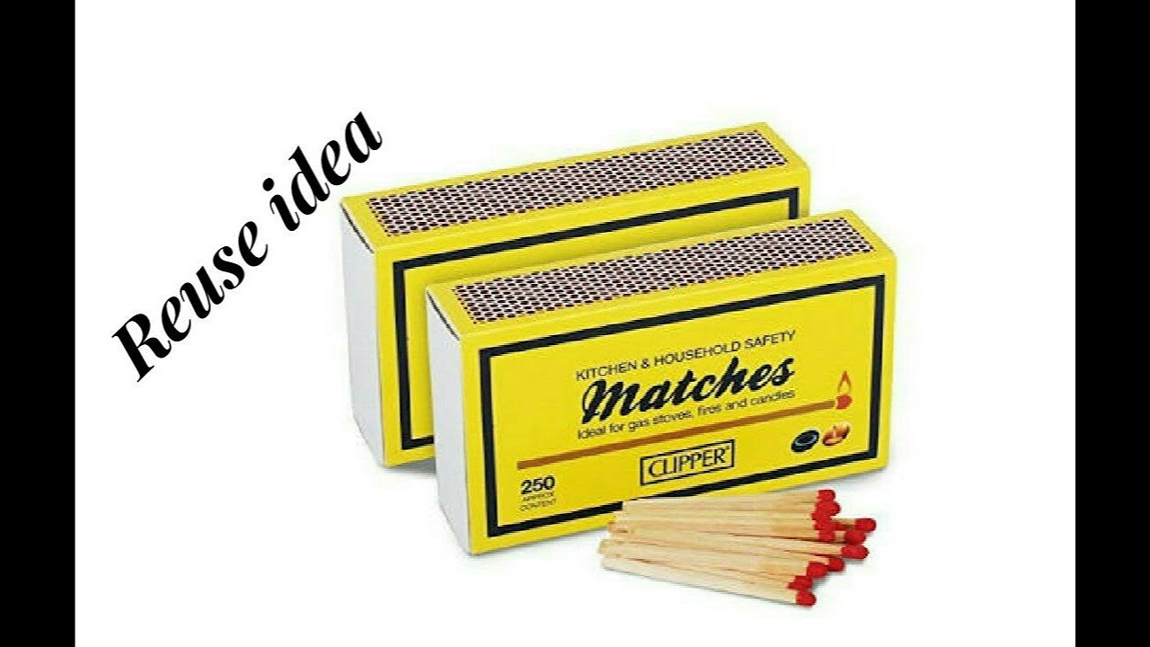 Reuse idea with match boxes Best out of waste YouTube