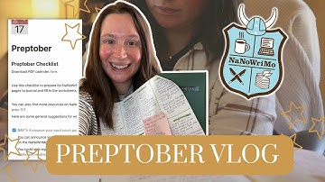 Preptober 2022 Vlog and NaNoWriMo Prep | Brainstorming an Idea and Introducing My New Project!