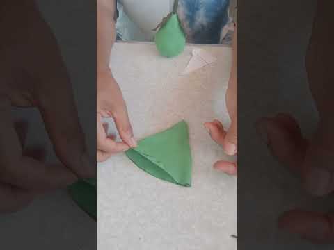 Fabric Pear with the Easiest Pattern in the World